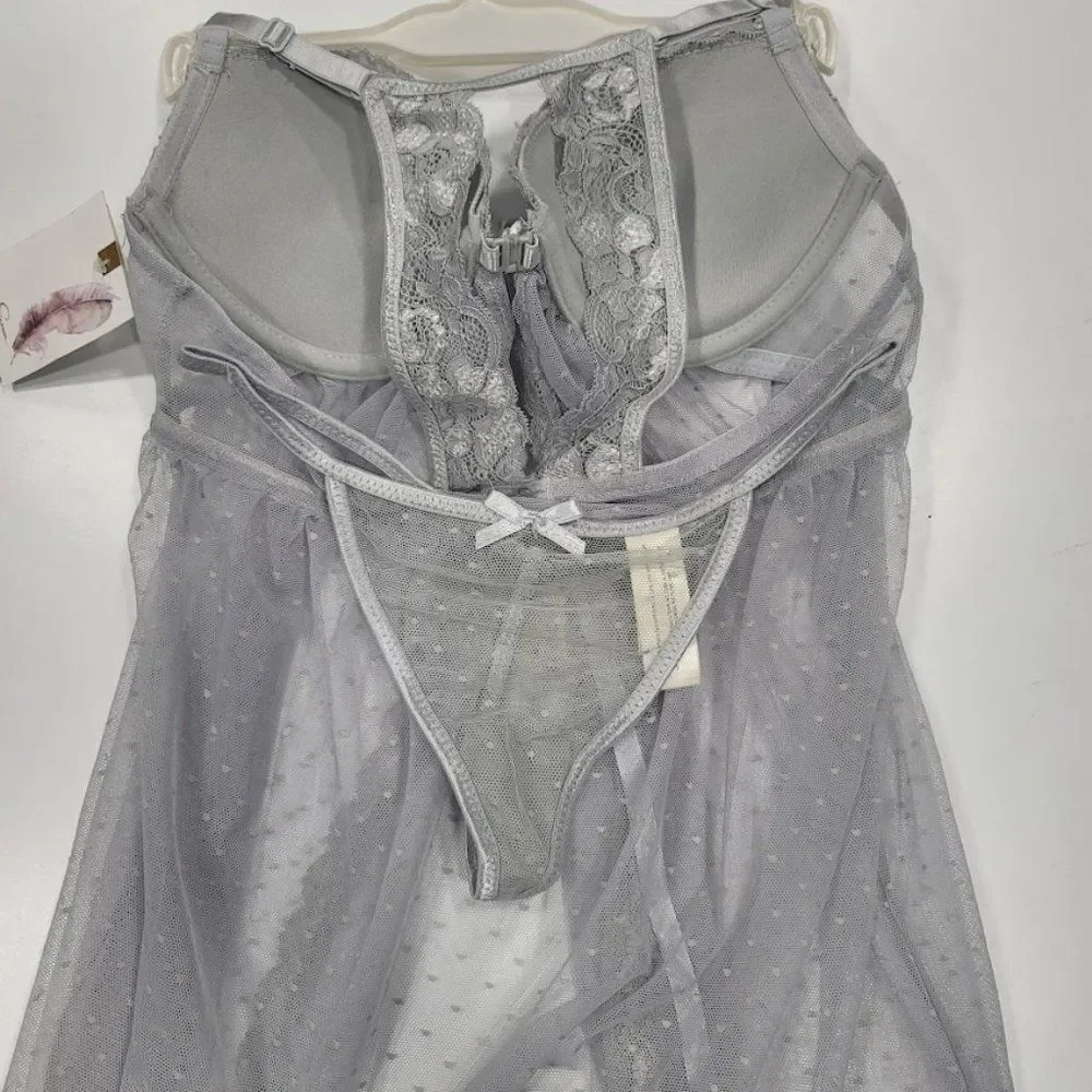Jessica Simpson Babydoll Lingerie Set - Picture 8 of 9